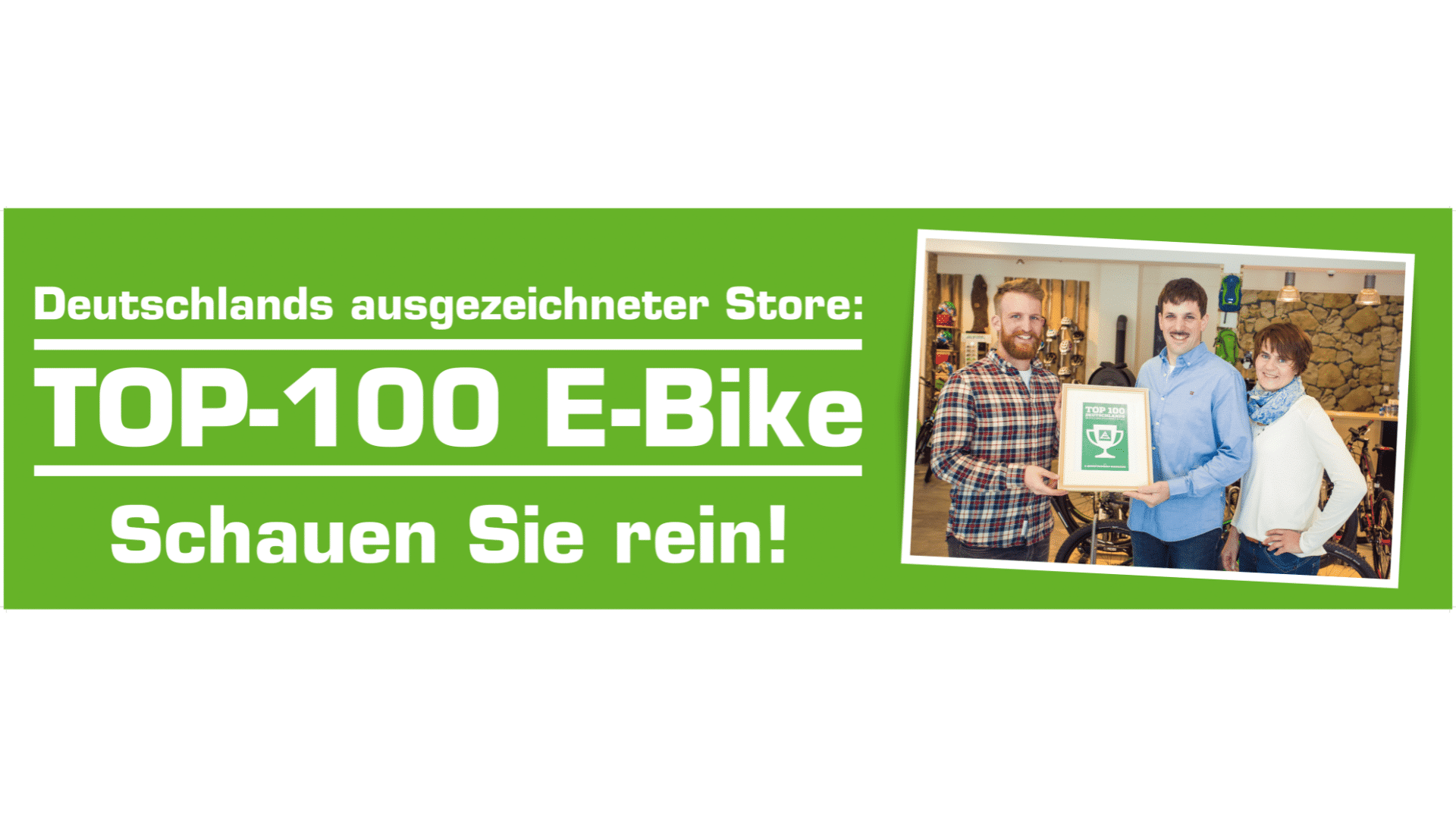 Fahrradcenter Oberland _Auszeichnung Top 100 E-Bike Shop in Deutschland_Fahrradgeschäft_Fahrradladen_Garmisch_Oberau_Murnau